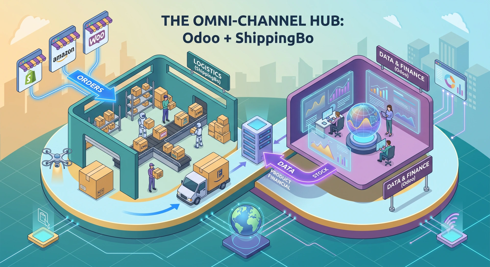 Hub de Données et de Finance (Odoo)